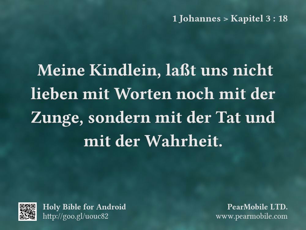 1 Johannes, Kapitel 3:18